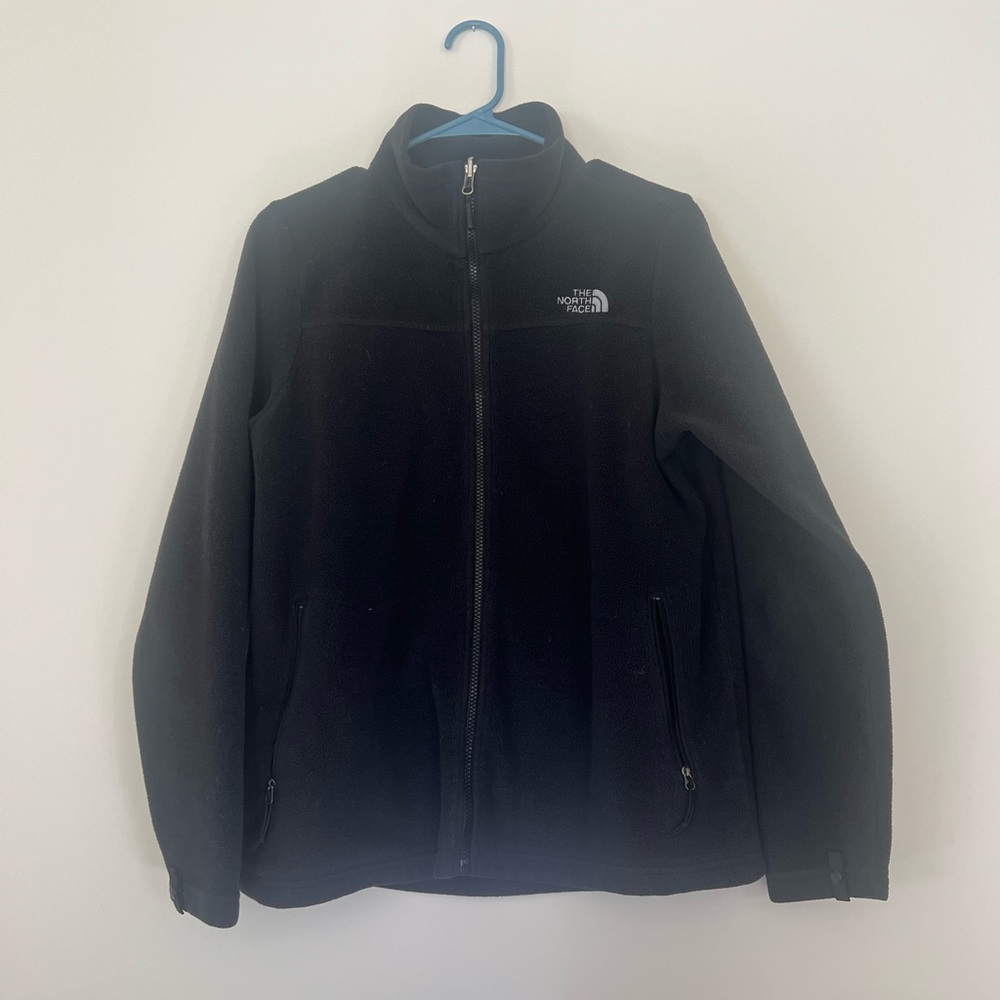 The North Face Women's black, full-zip fleece jacket Large